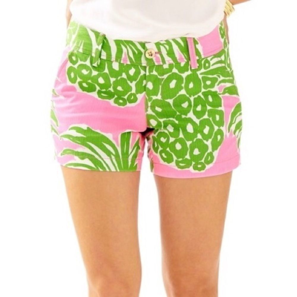 Lilly Pulitzer Flamenco Pink Callahan Shorts 00